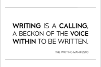 The Writing Manifesto