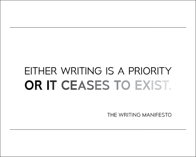 The Writing Manifesto
